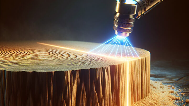 Laserreinigung von Holz in der Holzschmuckherstellung